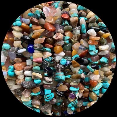 Turmaleen Natuurlijk Turquoise Perlen Natuurlijk Kristal Onregelmatige Vorm Splinterkorrel Grot Steen Losse Perlen Strengen Voor Armbanden