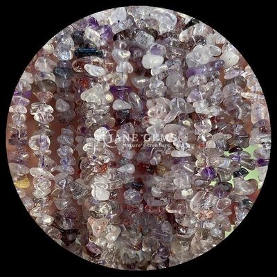 Roze Tourmaline Gem Perlen Natuurlijk Kristal Onregelmatige Vorm Splinterkorrel Grindsteen Losse Perlen Strengen Voor Armbanden