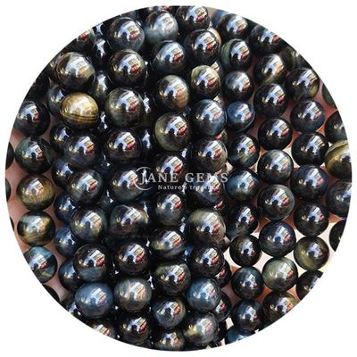 Groothandel Natuursteen Ronde losse kralen 8mm Tiger Eye Losse kralen Roze Rode Tiger Eye Ronde kralen Afstandsmeters voor sieraden