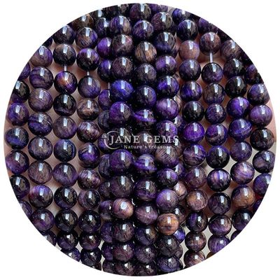 Groothandel Natuursteen Ronde losse kralen 8mm Tiger Eye Losse kralen Roze Rode Tiger Eye Ronde kralen Afstandsmeters voor sieraden