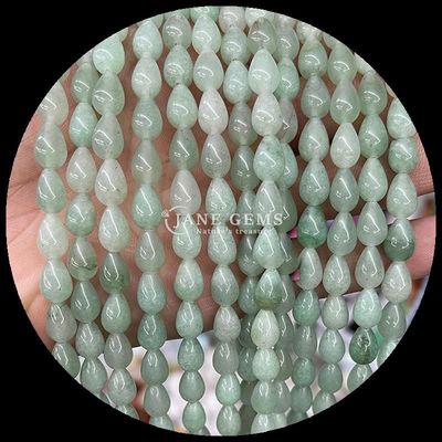 Lapis Lazuli Groen Aventurine Gem Perlen Natuurlijk Kristal Water Druppel Vorm Steen Losse Perlen Strengen Voor Armbanden