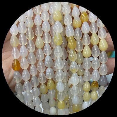 Lapis Lazuli Groen Aventurine Gem Perlen Natuurlijk Kristal Water Druppel Vorm Steen Losse Perlen Strengen Voor Armbanden