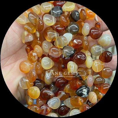 Carnelian Black Agate Gem Bead Natural Crystal Water Drop Shape Stone Loose Bead Strands Voor Armbanden