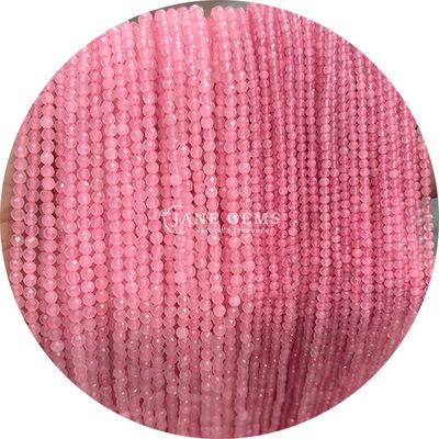 Groothandel Halve edelstenen gevelsperlen gevelsperlen losse steenperlen accessoires Rozen kwartsperlen afstandsbediening voor sieraden