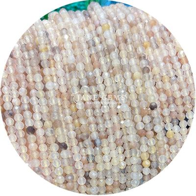 Groothandel Halve edelstenen gevelsperlen gevelsperlen losse steenperlen accessoires Rozen kwartsperlen afstandsbediening voor sieraden