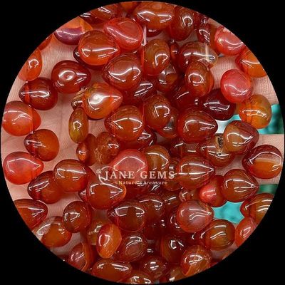 Indiase Agate Topaz Gem Perlen Natuurlijk Kristal Water Druppel Vorm Steen losse Perlen Strengen Voor Armbanden