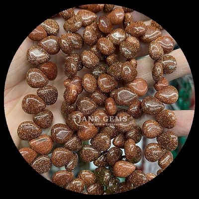 Indiase Agate Topaz Gem Perlen Natuurlijk Kristal Water Druppel Vorm Steen losse Perlen Strengen Voor Armbanden