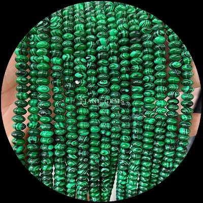 Roze Aventurine Groen Aventurine Gem Perlen Natuurlijke Kristal UFO Vorm Steen losse Perlen Strengen Voor Armbanden