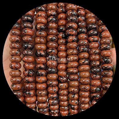 Lemon Jade Amazonite Gem Perlen Natuurlijke Kristal UFO Vorm Steen Losse Perlen Strengen Voor Armbanden