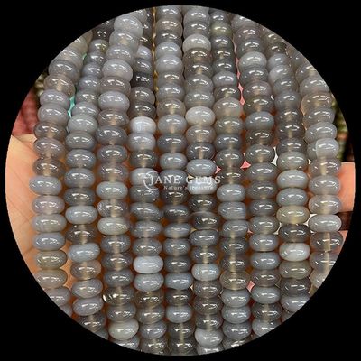 Lucky Jade Lava Stone Gem Bead Natural Crystal Abacus Shape Stone Loose Bead Strands Voor Armbanden