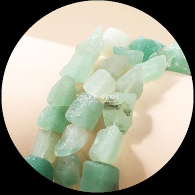 Fluoride Amazoneit Gem Perlen Natuurlijke Kristallen Ruwe Ruwe Steen Losse Perlen Strengen Voor Armbanden
