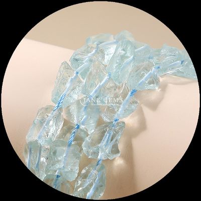 Fluoride Amazoneit Gem Perlen Natuurlijke Kristallen Ruwe Ruwe Steen Losse Perlen Strengen Voor Armbanden