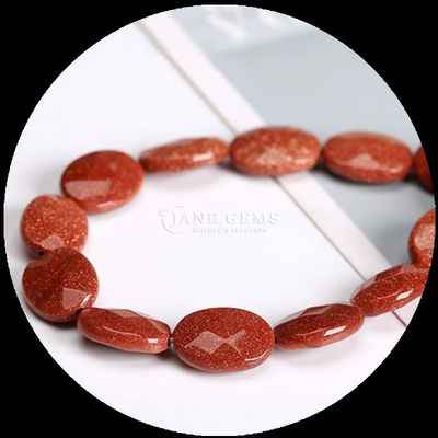 Gevelvormige ovaalvormige edelsteenkralen Natuurlijk kristal opaliet Blauw punt steen losse kralen strengen voor armbanden