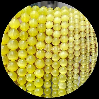 Kleurrijk Roze Geel Meer Blauwe Kleur Perlen Aanpasbare Ronde Vorm Katten Oog Perlen Voor DIY Geschenken