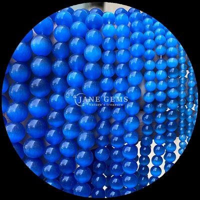 Kleurrijk Roze Geel Meer Blauwe Kleur Perlen Aanpasbare Ronde Vorm Katten Oog Perlen Voor DIY Geschenken