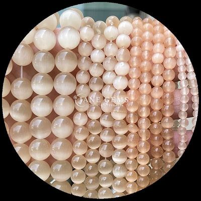 Oranje Paars Geel Kleurrijk Ronde Vorm Katten Oog Losse Perlen Strengen Perlen Grootte 4mm/6mm/8mm/10mm/12mm