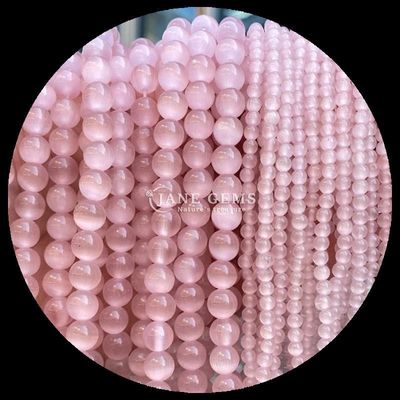 Oranje Paars Geel Kleurrijk Ronde Vorm Katten Oog Losse Perlen Strengen Perlen Grootte 4mm/6mm/8mm/10mm/12mm