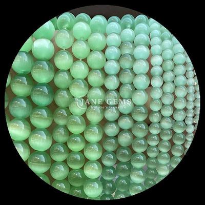Oranje Paars Geel Kleurrijk Ronde Vorm Katten Oog Losse Perlen Strengen Perlen Grootte 4mm/6mm/8mm/10mm/12mm