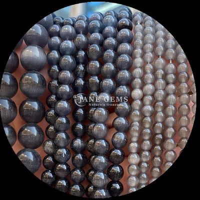 Rood Blauw Paars Kleurrijke Perlen Ronde Vorm Katten Oog Losse Perlen Strengen voor genezende energie en geschenken geven