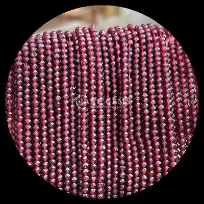 Tourmaline granaten natuurlijke edelstenen kraal gevels Abacus vorm losse kraal strengen voor genezende energie en doe-het-zelf sieraden Ma