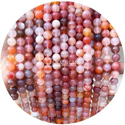 Natuurlijke Ronde Smooth Mix Agate Loose Beads Strand Voor DIY Juwelen & Handwerk Makin