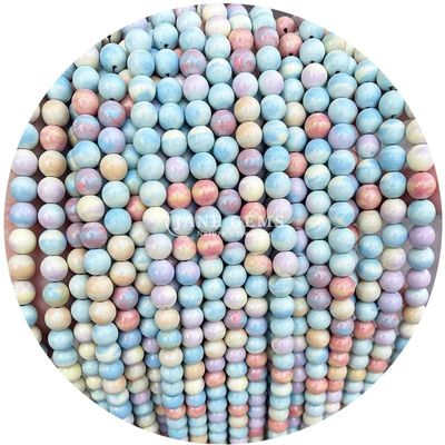 Natuurlijke Agaten Steen Perlen gladde ronde losse Spacer Perlen Voor sieraden Maak zelfgemaakte armbanden