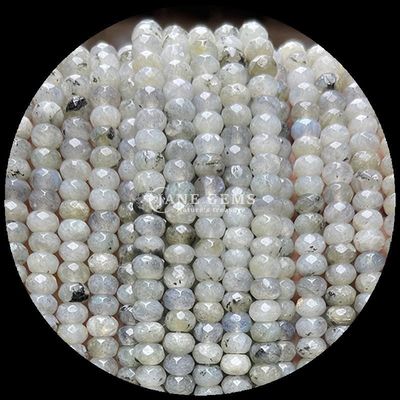 Labradorite Peridot Natuurlijke edelsteen kraalstrengen Natuurlijke edelsteen gefascieerde abacus kraal voor op maat gemaakte cadeautjes