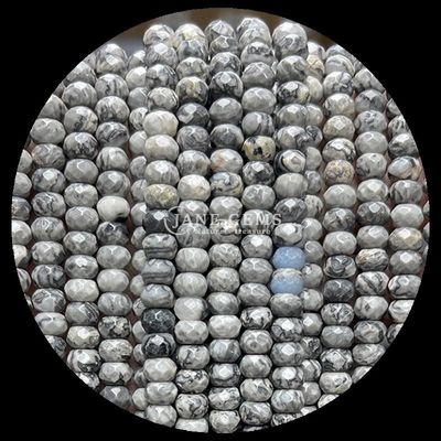 Labradorite Peridot Natuurlijke edelsteen kraalstrengen Natuurlijke edelsteen gefascieerde abacus kraal voor op maat gemaakte cadeautjes