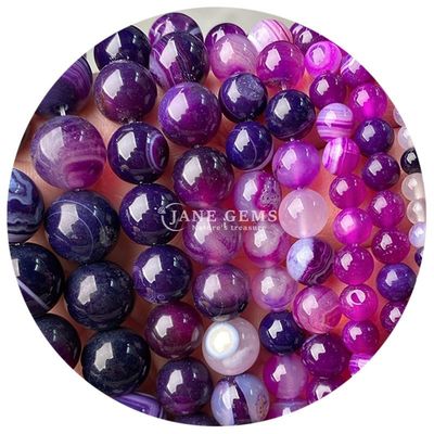 Loose Natural Stone Beads Strand Echte Steen Agate Crystal Beads Voor DIY Juwelen maken
