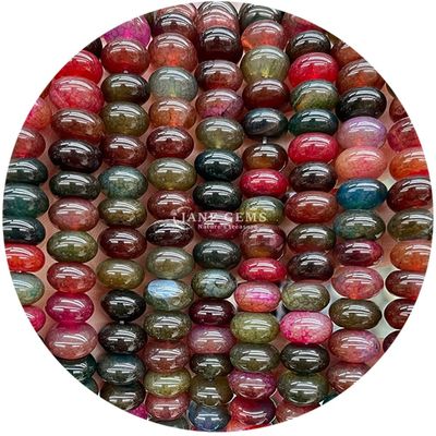Natuurlijke gladde halve edelstenen ronde losse stenen kralen energie helende kralen voor sieraden maken