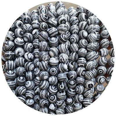 Malachietkralen Imitatie Malachietsteenkralen Ronde losse stenenkralen Voor zelfgemaakte sieraden