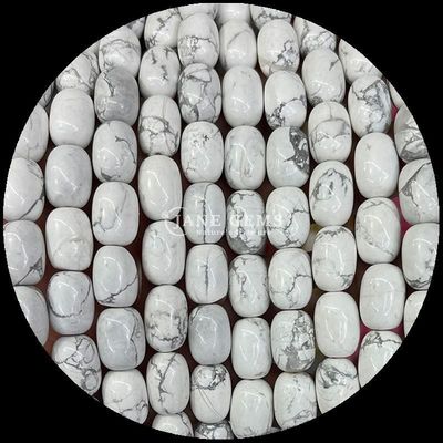 Edelstenen Perlen Howliet Opaliet Natuurkristal Edelstenenvat Vorm losse perlenstrengen voor sieraden maken