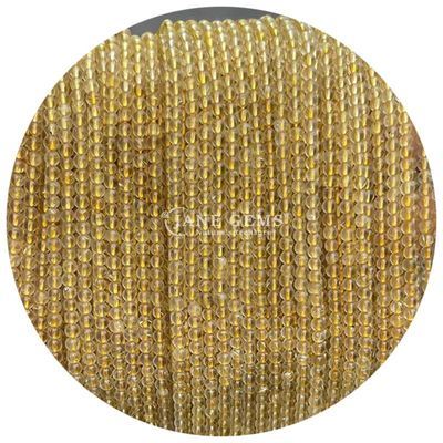 Semi-Edelsteen Citrine Tourmaline Genezende losse ronde kralen strengen voor verjaardagscadeautjes