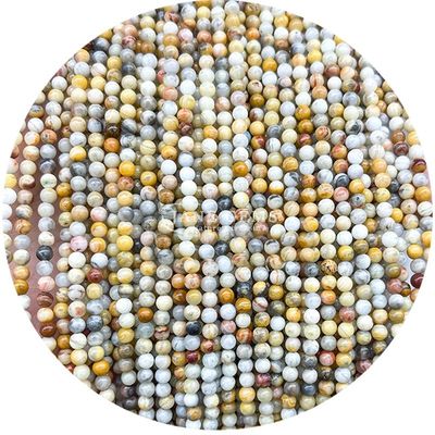 Semi-Edelsteen Citrine Tourmaline Genezende losse ronde kralen strengen voor verjaardagscadeautjes