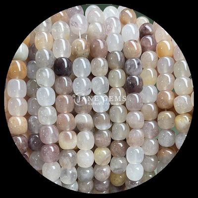 Edelstenen Perlen Groen Aventurine Violette Steen Natuurlijk Kristal Edelsteen Appelvorm Losse Perlen Strengen voor Juwelen