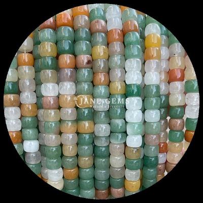 Edelstenen Perlen Groen Aventurine Violette Steen Natuurlijk Kristal Edelsteen Appelvorm Losse Perlen Strengen voor Juwelen