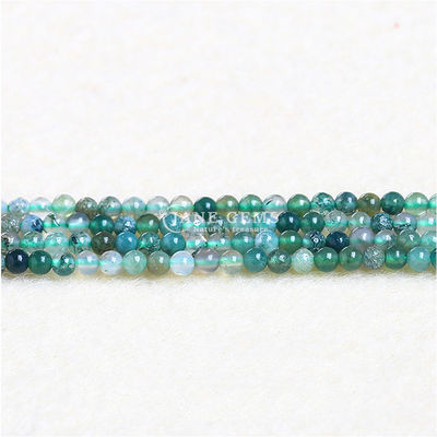 Natuurlijke kristal tijger oog ronde kralen gek kant agate edelsteen losse strengen energie genezende kralen voor sieraden maken