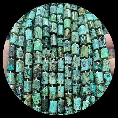 Edelstenen Perlen Natuurkristal Apatite Rhodonite Edelsteen Gevelvormige Cylindervorm Losse Perlen Strengen voor het maken van sieraden