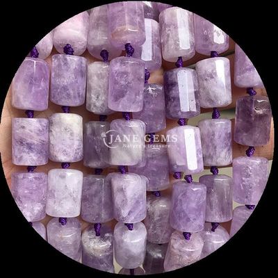 Edelstenen Perlen Natuurkristal Apatite Rhodonite Edelsteen Gevelvormige Cylindervorm Losse Perlen Strengen voor het maken van sieraden