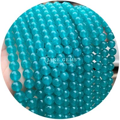 Lavendel Chalcedonie Helderrood Chalcedonie Ronde Gespleten Perlen Halffabricaten