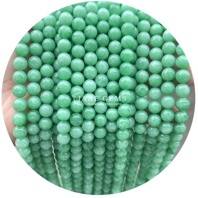 Ronde Jades Kleur Chalcedonie Steen Perlen Healing Kristal Natuursteen losse Perlen Voor DIY Juwelen maken