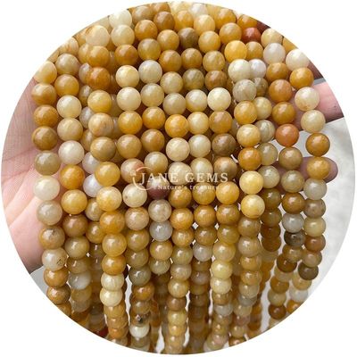 Natuurlijke losse stenen kralen Strand Edelsteen Roze Aventurine Ronde Glanzige Voor zelfstandig sieraden maken