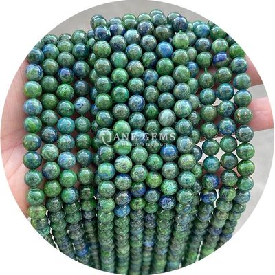 Natuurlijke halfedelsteen Edelsteen Oceaan Jaspis Draak Bloed losse strengen Perlen voor het maken van sieraden