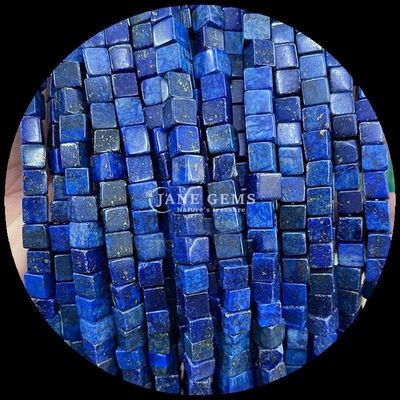 Cube Square Shape Howlite Lapis Lazuli losse kralen strengen voor zelfstandig sieraden maken