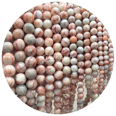 Natuurlijke zwarte streep Rhodochrosite edelsteen kraal voor sieraden maken van zelfgemaakte armbanden