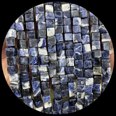 DIY Juwelen en Crystal Healing Natural Labradorite Blue Dot Loose Bead Strands in verschillende maten