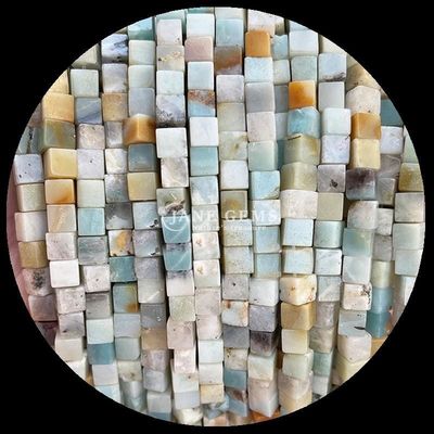 Natuurlijke Zuidelijke Jade Amazonite Vierkante Vorm Edelsteen Perlen Strengen voor DIY Juwelen en Genezende Energie