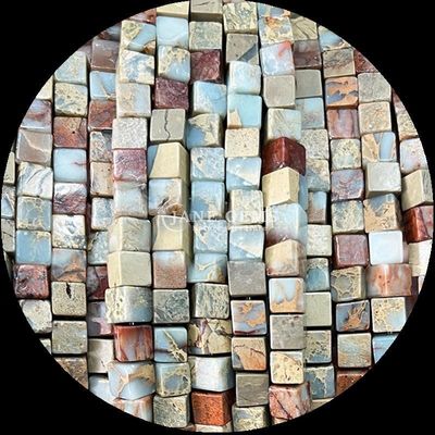 Natuurlijke Zuidelijke Jade Amazonite Vierkante Vorm Edelsteen Perlen Strengen voor DIY Juwelen en Genezende Energie