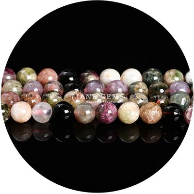 Harmonisatie van energieën Natuurlijke genezing Kristal edelsteen kralen Tourmaline Magnesiet Voor kristal sieraden maken
