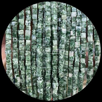 Indiase Agate Blauwe Dot Perlen voor Kristallen Healing en DIY Juwelen maken van verschillende maten